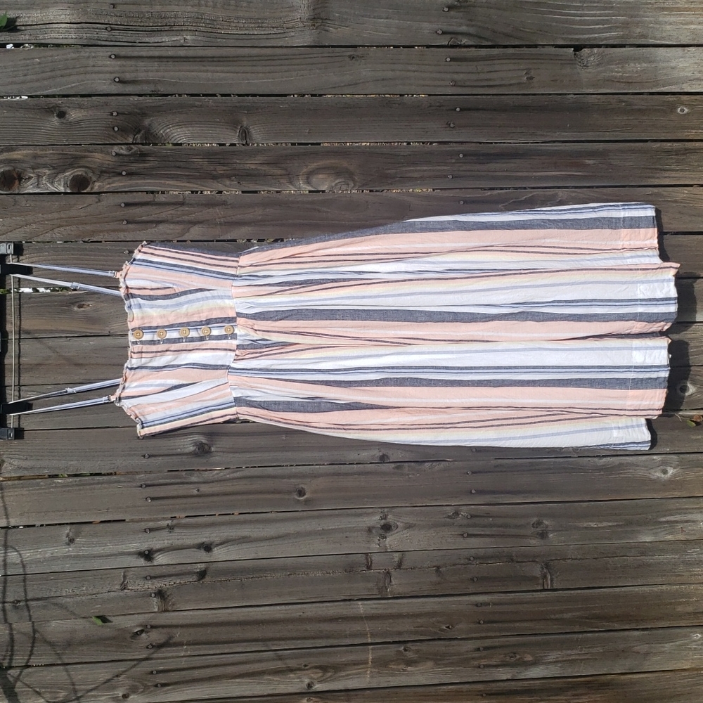 Free People vertical stripe dress